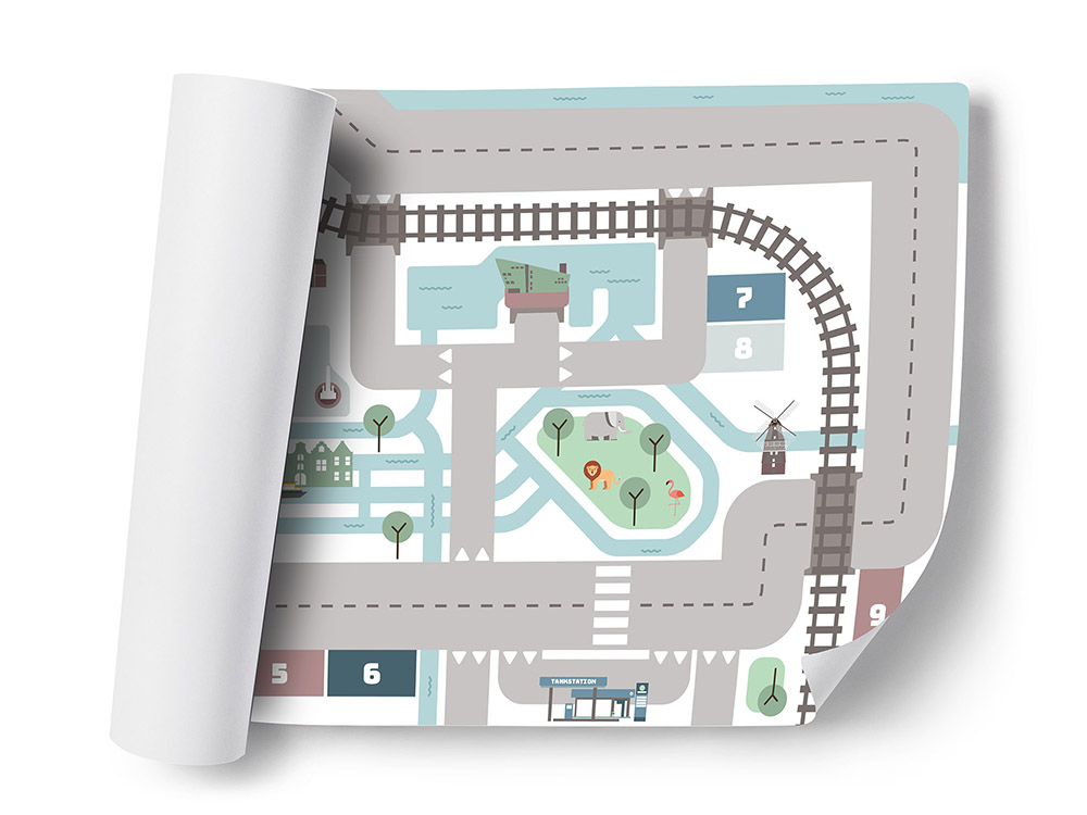 Speelkleed sticker stickerrol Amsterdam