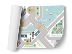 Speelkleed sticker stickerrol Genève