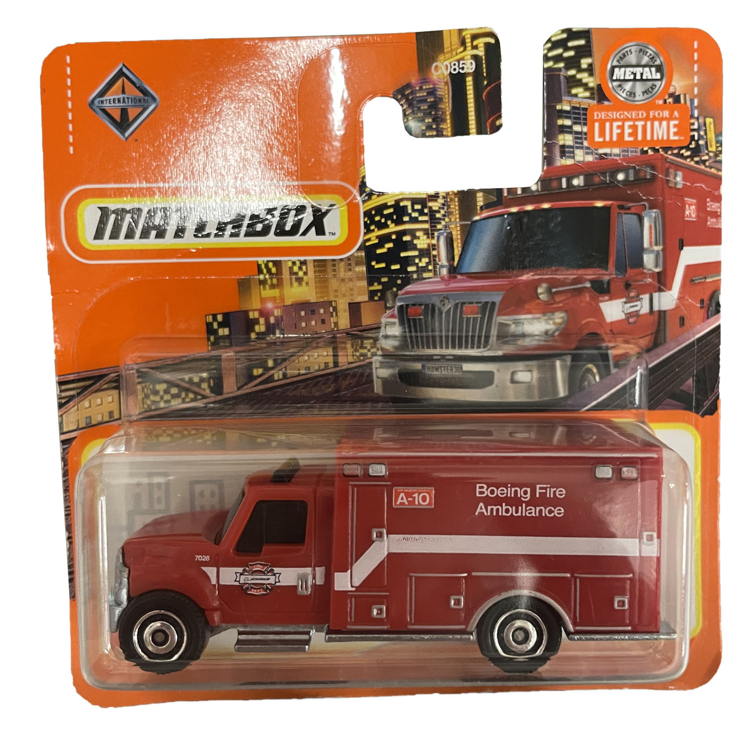 Speelgoedauto Matchbox International Ambulance Terrastar